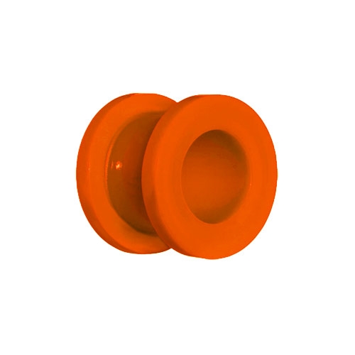 Šperky4U Oranžový akylátový tunel šroubovací - TN01084-05