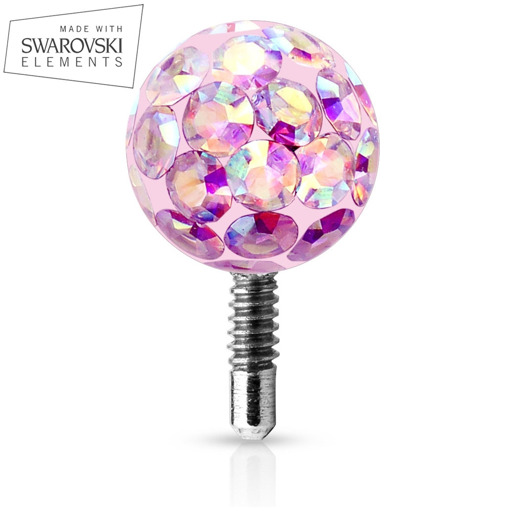 NUBIS® Kulička s krystaly Swarovski® 4 mm - ND01003-04-PAB