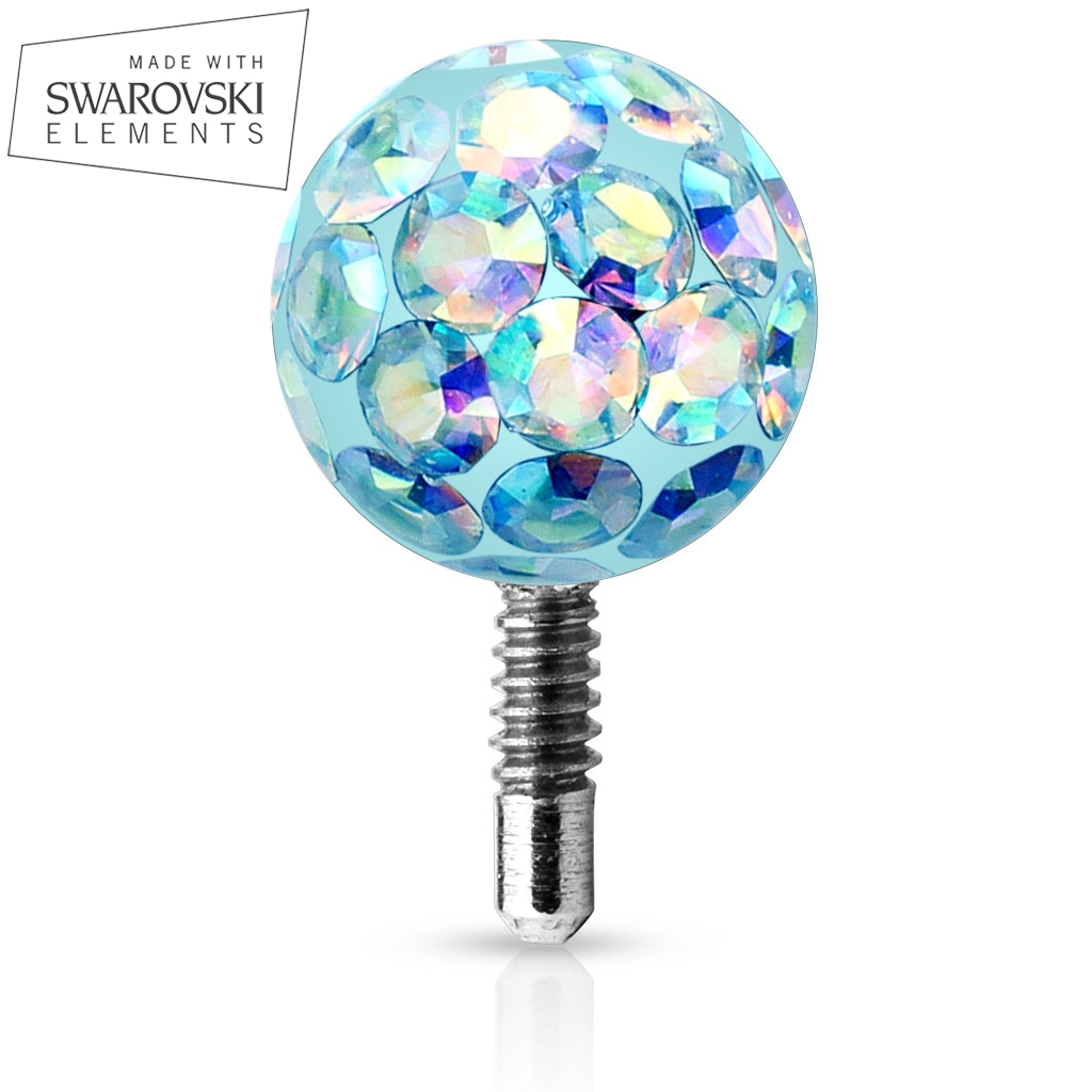 NUBIS® Kulička s krystaly Swarovski® 4 mm - ND01003-04-QAB