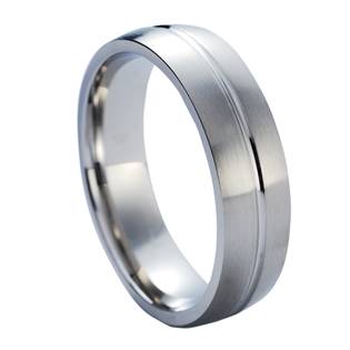 NUBIS® NSS1008 Pánský snubní prsten - velikost 64 - NSS1008-64