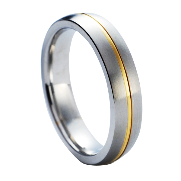 NUBIS® NSS1009 Pánský snubní prsten - velikost 68 - NSS1009-68