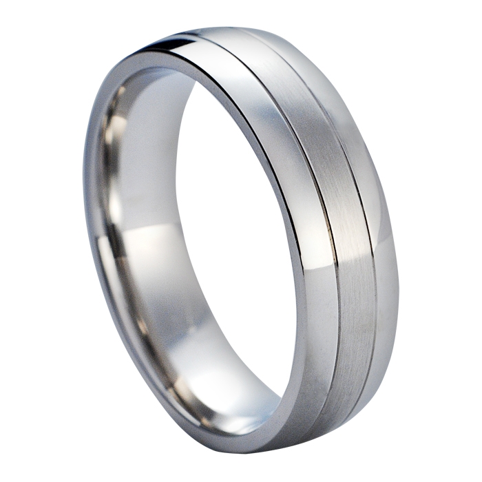NUBIS® NSS1000 Pánský snubní prsten - velikost 57 - NSS1000-57