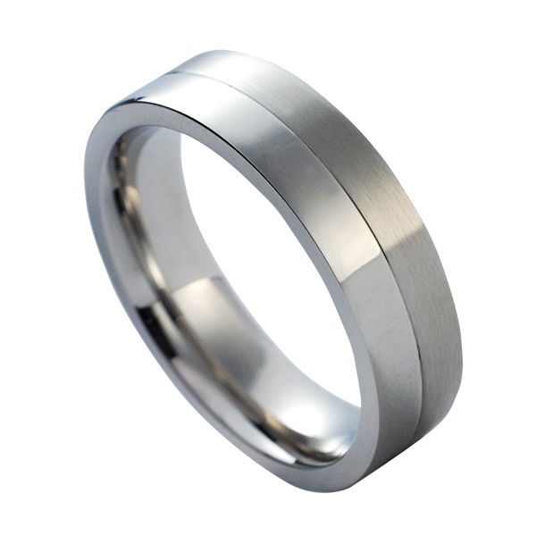 NUBIS® NSS1012 Pánský snubní prsten - velikost 60 - NSS1012-60