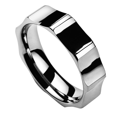 NUBIS® NWF1044 Pánský snubní prsten wolfram - velikost 58 - NWF1044-58