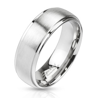 Šperky4U Ocelový prsten matný - velikost 52 - OPR1454-6-52