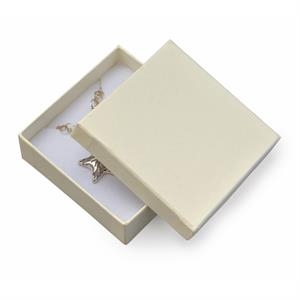Darčeková krabička na súpravu šperkov - krémová