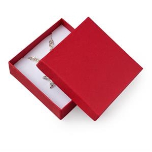 Darčeková krabička na súpravu šperkov - červená