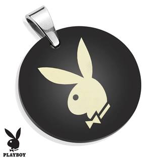 Kulatý ocelový přívěšek Playboy