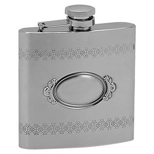 Ocelová kapesní lahev - placatka 180ml v dárkovém balení