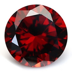 CZ kubický zirkon - garnet, pr. 2.00 mm