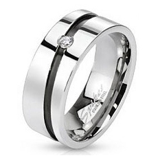 Šperky4U OPR1476 Pánský snubní prsten - velikost 59 - OPR1476-59
