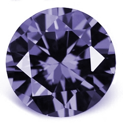 Šperky4U CZ Kubický zirkon - Light Tanzanite, pr. 2.50 mm - CZ0250-010