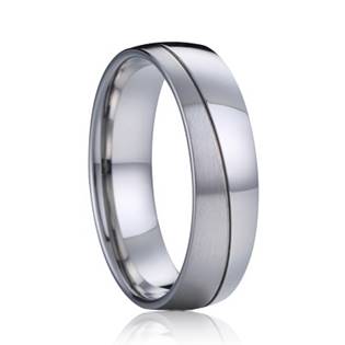 AN1035 Pánský snubní ocelový prsten