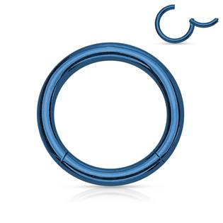 Piercing segment kruh - modrý