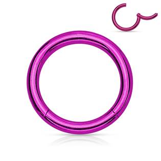 Piercing segment kruh - fialový