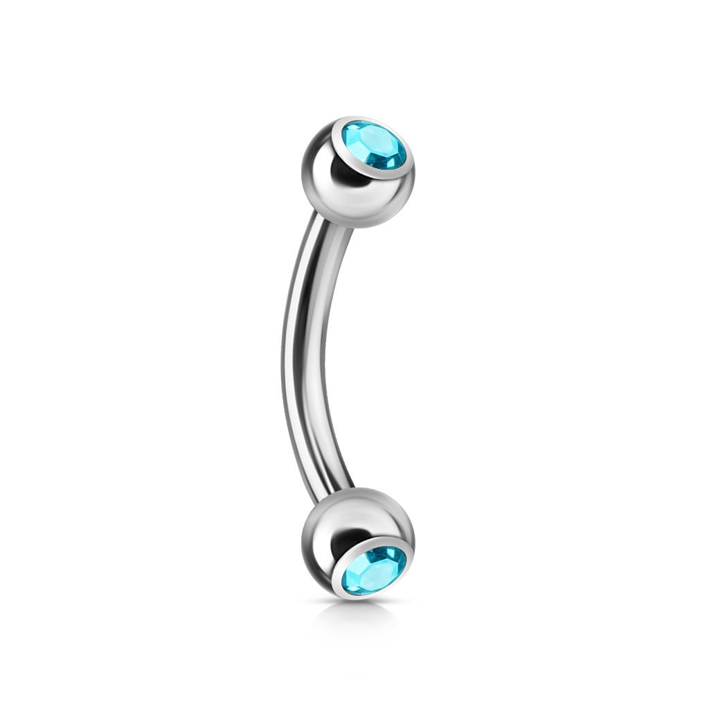 Šperky4U Piercing do obočí 1,2 x 8 mm - OB01004-Q