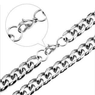 Pánský ocelový řetěz PANCR šíře 10 mm OPE1240-010