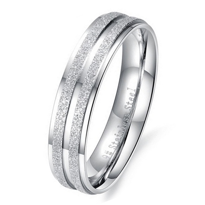 Šperky4U OPR0050 Pánský ocelový prsten, šíře 5 mm - velikost 55 - OPR0050-P-55
