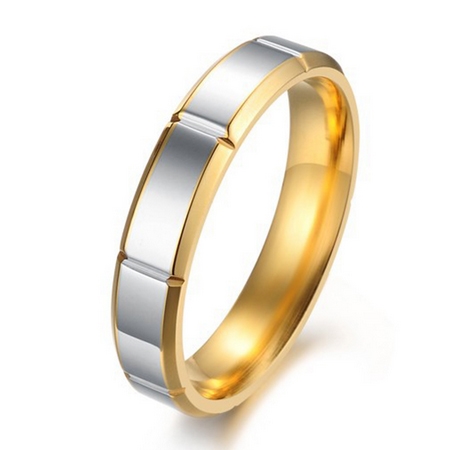Šperky4U Dámský ocelový prsten, šíře 4 mm - velikost 52 - OPR0052-4-52