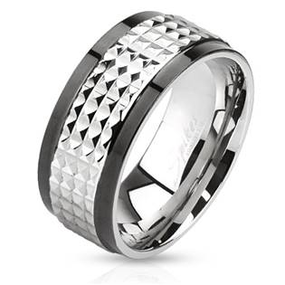 Pánský ocelový prsten rotační, vel. 65
