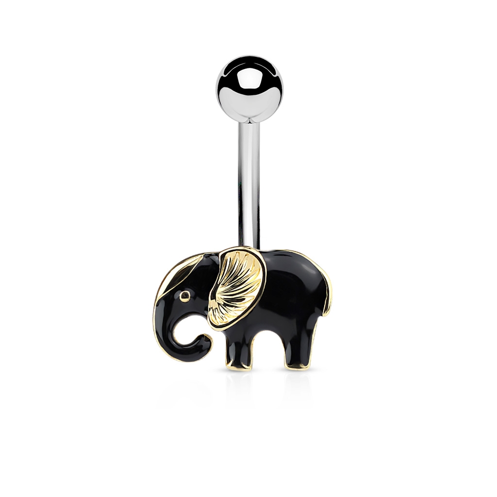 Šperky4U Piercing do pupíku - slon - WP01283.0