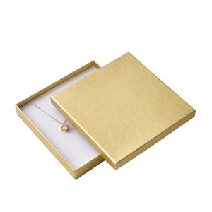Veľká krabička na súpravu šperkov - zlatá