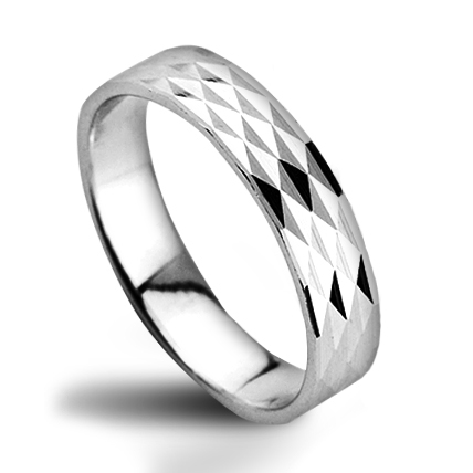 Šperky4U ZB52520 Pánský snubní prsten stříbrný - velikost 57 - ZB52520-57