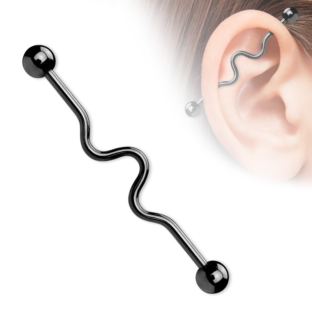 Šperky4U Industrial piercing - ID01013-K