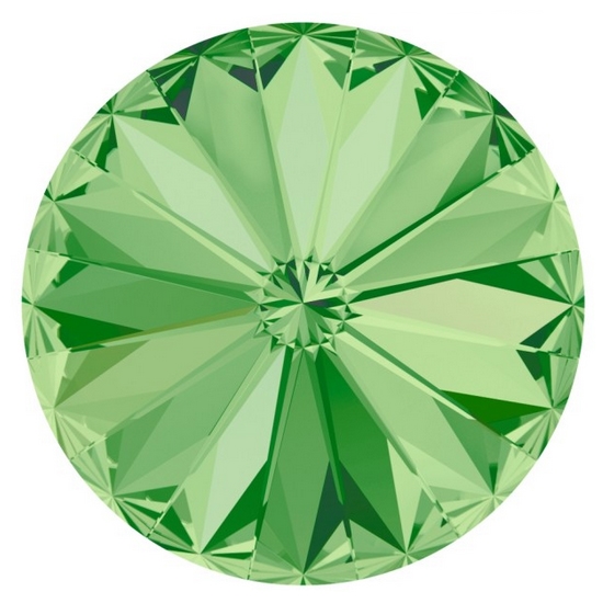 Kryštály SWAROVSKI ® Rivoli 14 mm, peridot