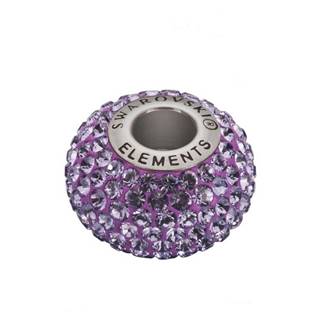 Navlékací přívěšek korálek s krystaly Swarovski®, Tanzanite