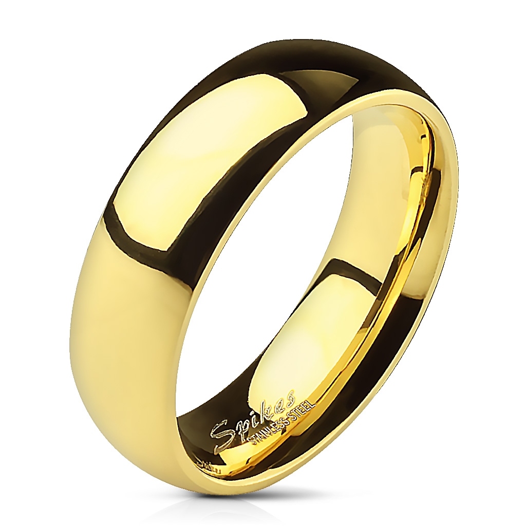 Šperky4U OPR1495 Pánský snubní prsten šíře 6 mm - velikost 60 - OPR1495-6-60