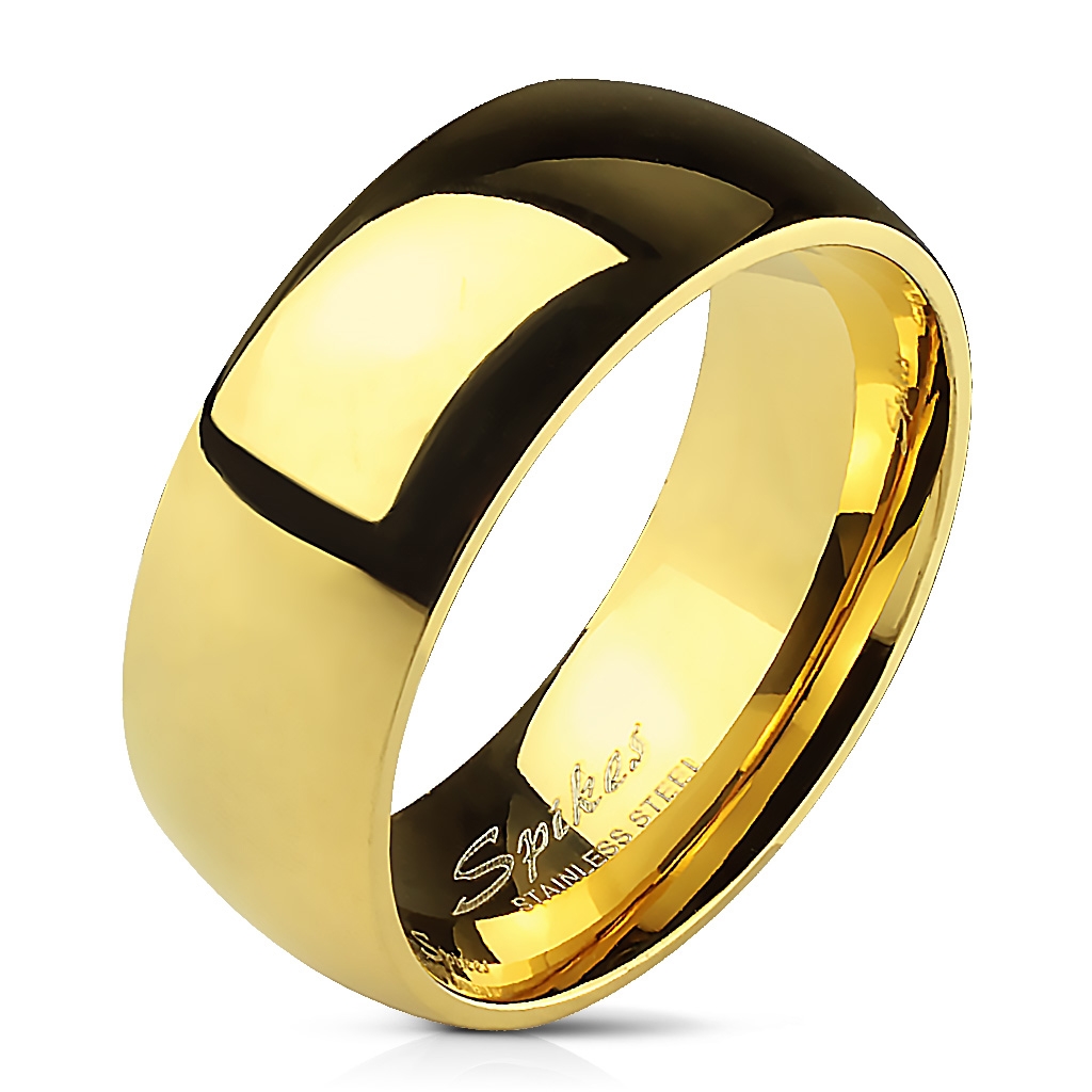 Šperky4U OPR1495-8 Pánský snubní prsten šíře 8 mm - velikost 67 - OPR1495-8-67