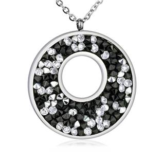 Ocelový náhrdelník s krystaly Crystals from Swarovski® CAL PEPPER