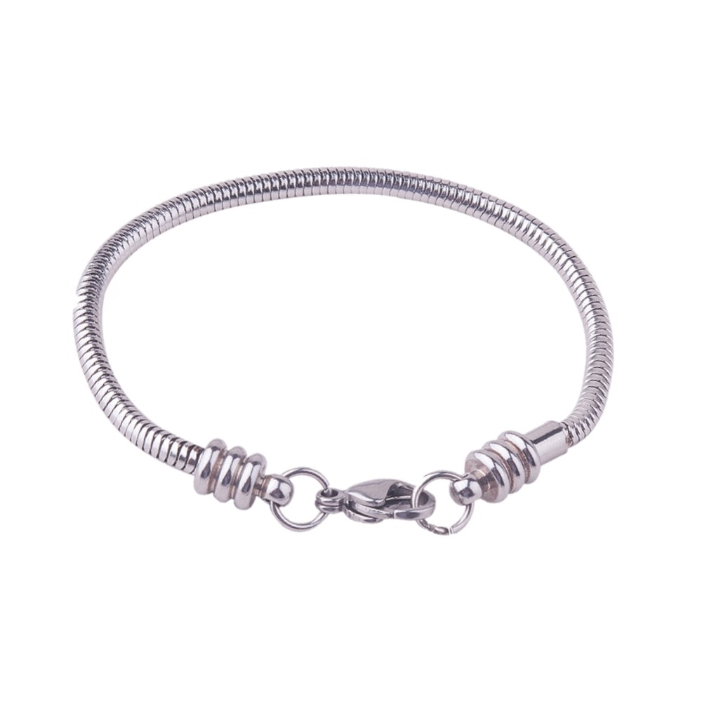 Šperky4U Ocelový náramek - had, délka 19 cm - LV9003-19