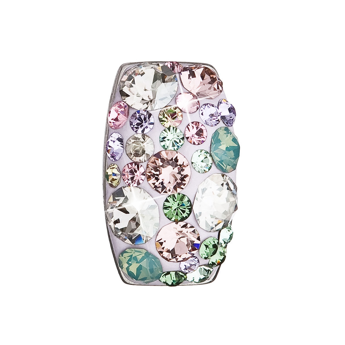 Strieborný prívesok s kryštálom Crystals from Swarovski ®, Sakura