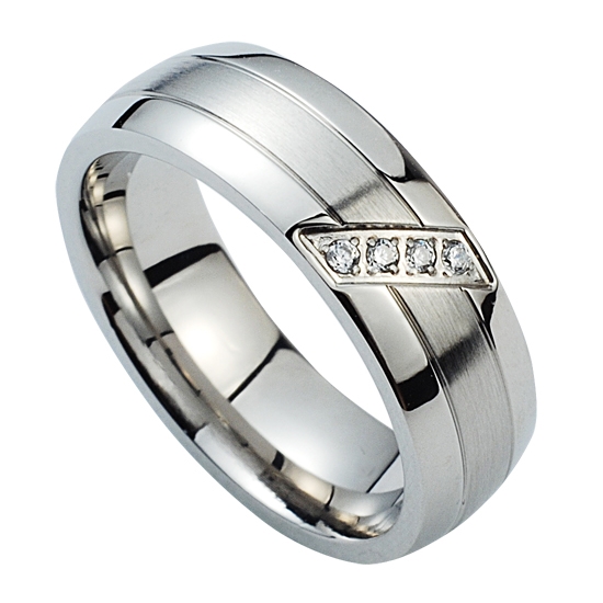 NUBIS® NSS1001 Dámský snubní prsten - velikost 49 - NSS1001-49