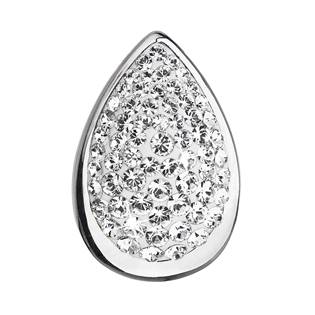 Stříbrný přívěšek slza s krystaly Crystals from Swarovski® Crystal
