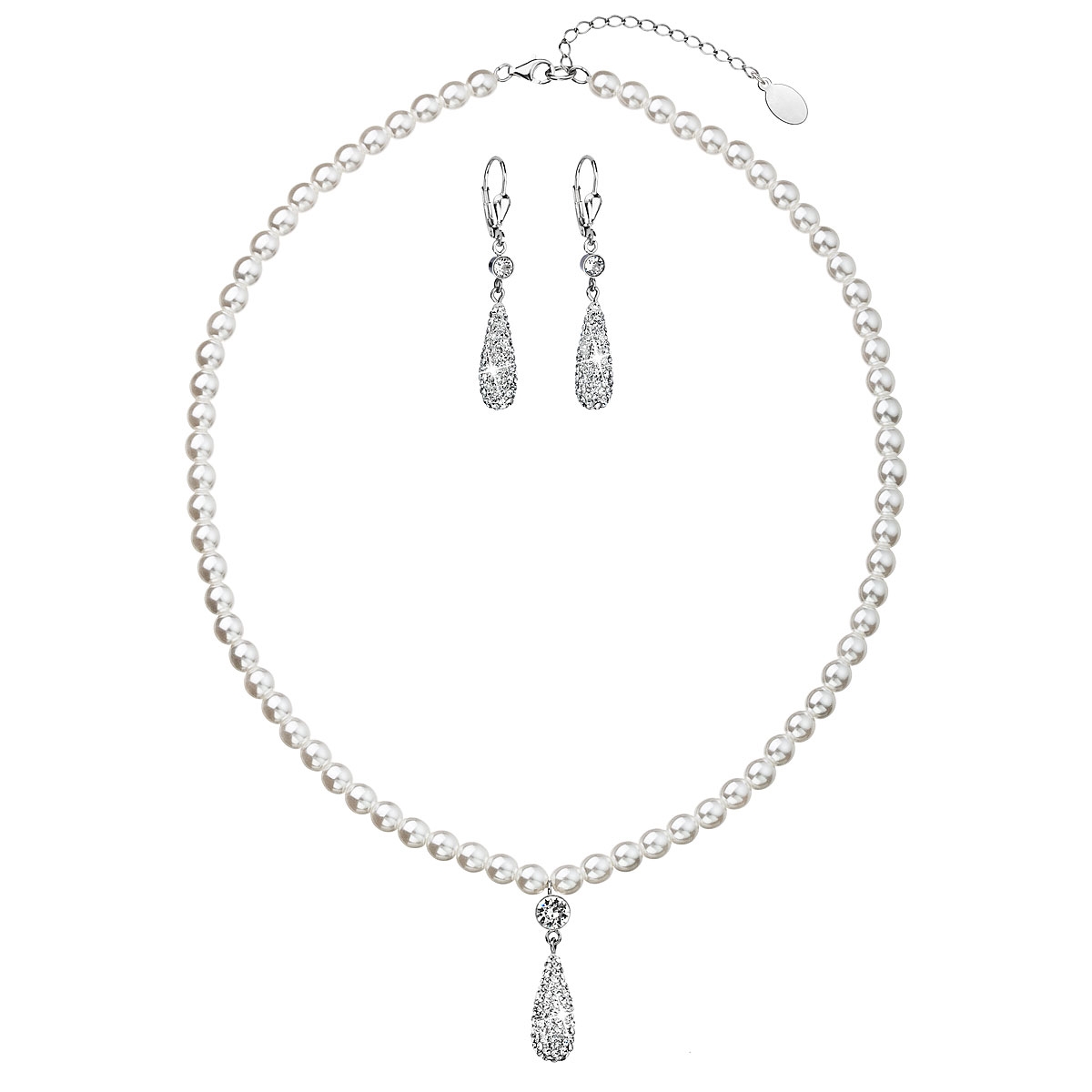 Sada šperkov sa perličkami Crystals from Swarovski ®