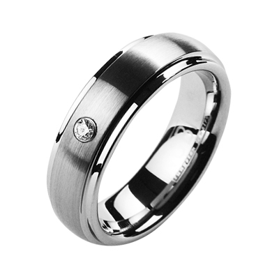 NUBIS® NWF1008 Dámský snubní prsten se zirkonem - velikost 51 - NWF1008-Zr-51