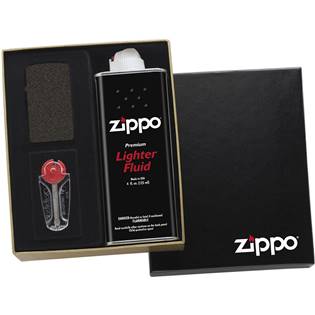 ZIPPO dárková krabička s benzínem a kamínky