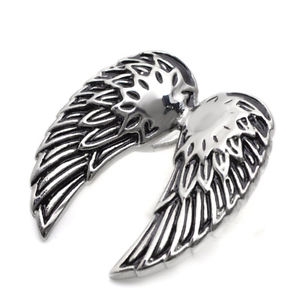 Šperky4U Ocelový přívěšek - andělská křídla - OPP1331