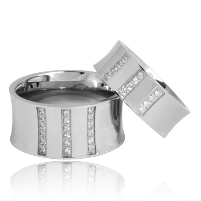 Šperky4U Pánský ocelový prsten - velikost 57 - OPR1115-12-57