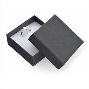 Darčeková krabička na súpravu šperkov - čierna