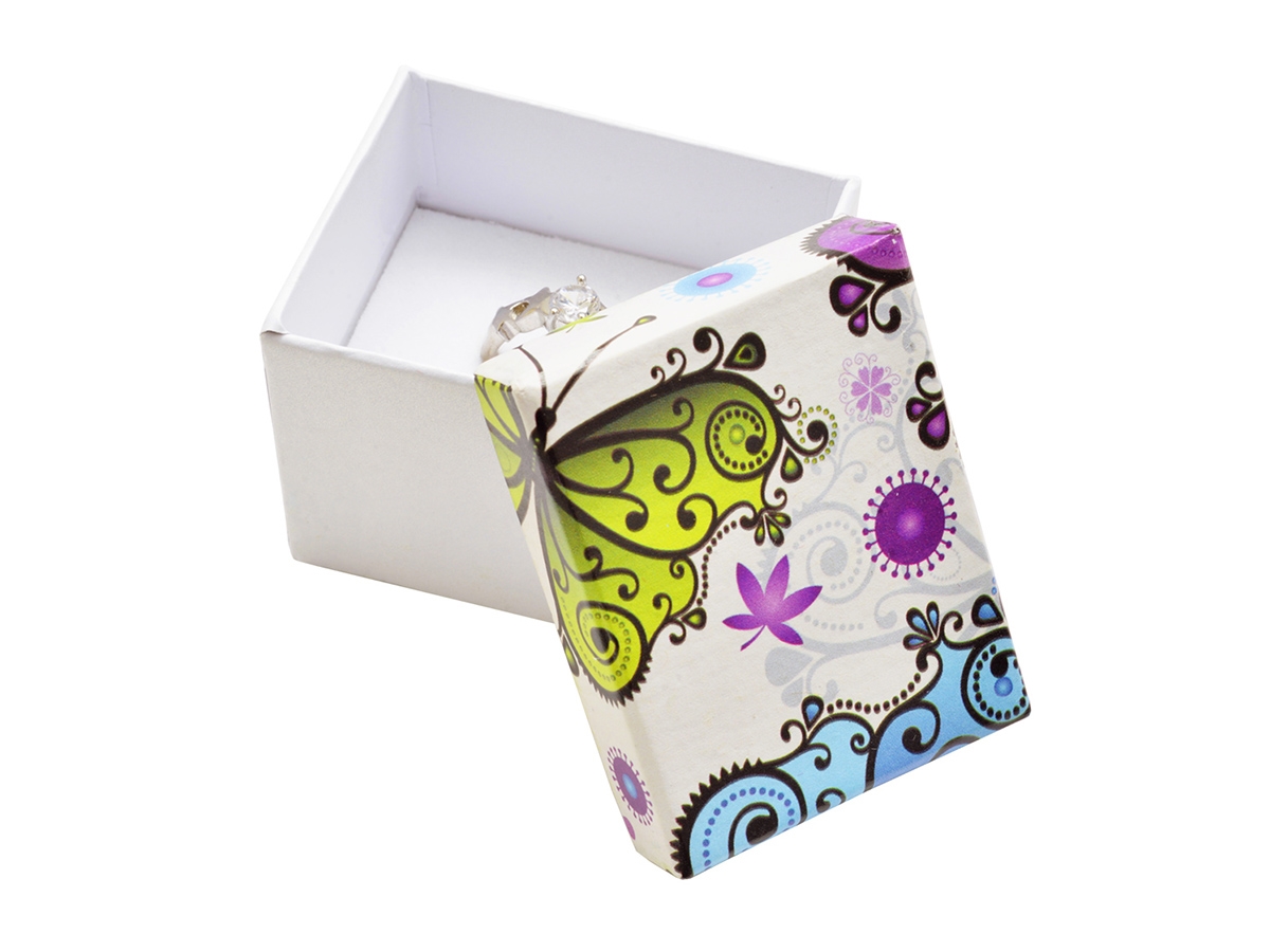 Darčeková krabička na prsteň alebo náušnice