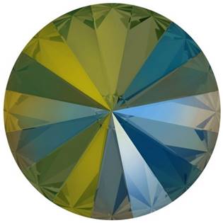 Crystals from Swarovski® RIVOLI 12 mm - IRIDESCENT GREEN