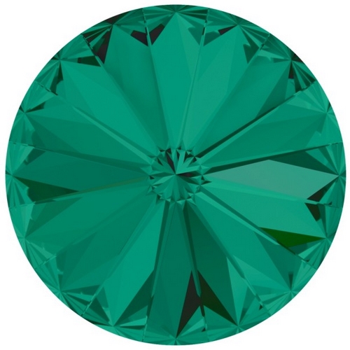 Crystals from Swarovski ® RIVOLI 12 mm - EMERALD