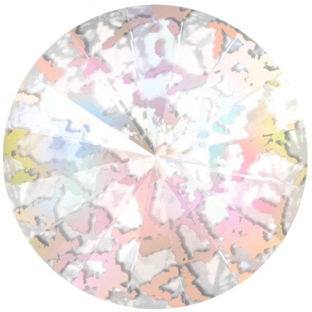 Crystals from Swarovski ® RIVOLI 12 mm - CRYSTAL WHITE-PATINA
