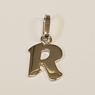 Strieborný prívesok písmeno - iniciála R