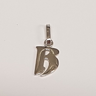 Šperky4U Stříbrný přívěšek písmeno - iniciála B - ZB9107-B