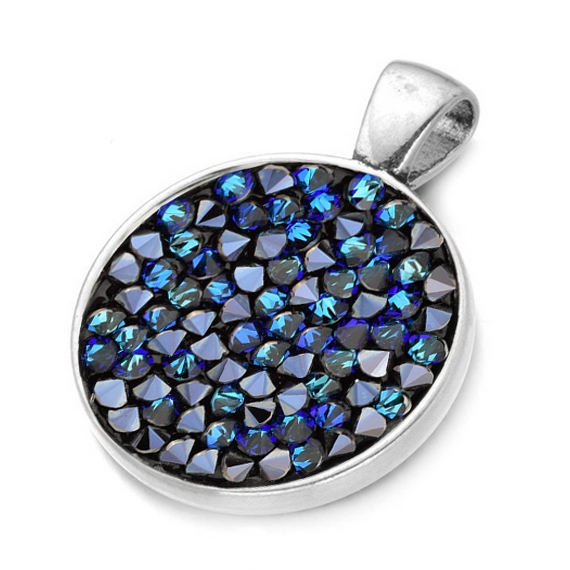 Prívesok s kryštálmi Crystals from Swarovski ® BERMUDA BLUE